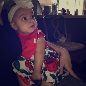 Beautiful floral dress baby! 3-6 months